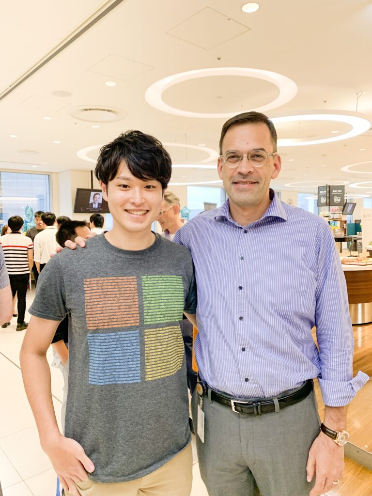 マイクロソフト社長平野さんとツーショット